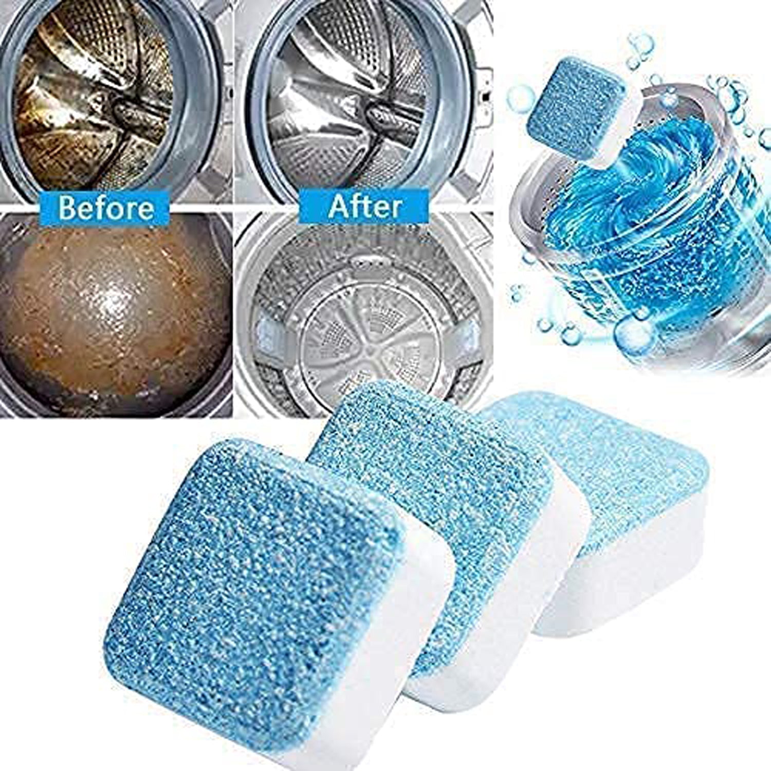 6245 Washing Machine Effervescent Tablet For All Companys Front And Top Load Machine Tablet For Perfectly Cleaning Of Tub  Drum Stain Remover Washer Cleaner 6245 Washing Machine Effervescent Tablet For All Companys Front And Top Load Machine Tablet For Perfectly Cleaning Of Tub  Drum Stain Remover Washer Cleaner